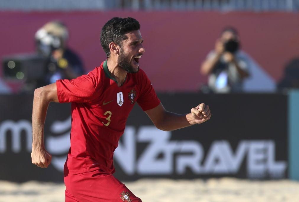 Portugal vence Irão e vai defrontar Japão nos 'quartos' do Mundial de futebol de praia