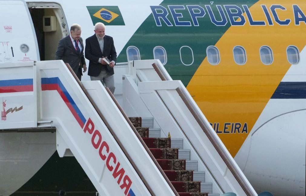 Lula da Silva em Moscovo para participar no Dia da Vitória e reafirmar multilateralismo