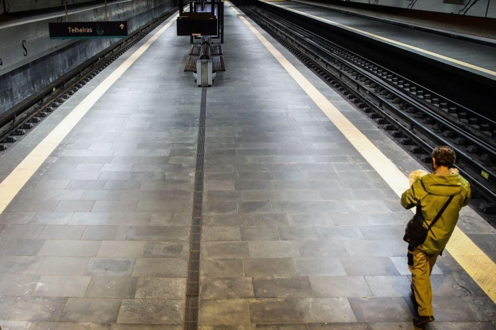 Quatro estações do Metro de Lisboa fecham sábado às 17:30 devido a Benfica-Sporting
