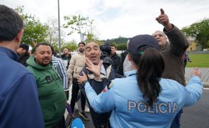 Novo momento de tensão entre comitiva do Chega e comunidade cigana