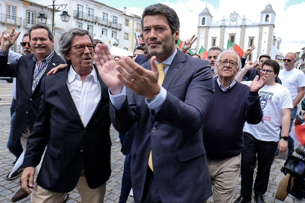 Ventura não esclarece posição face a cenários de governabilidade e diz que Chega vai ganhar