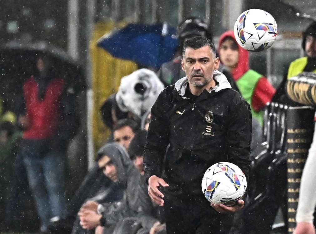 Sérgio Conceição diz que AC Milan acredita na conquista da Taça de Itália