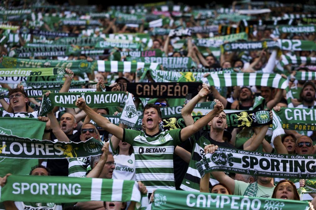 Sporting bicampeão português de futebol