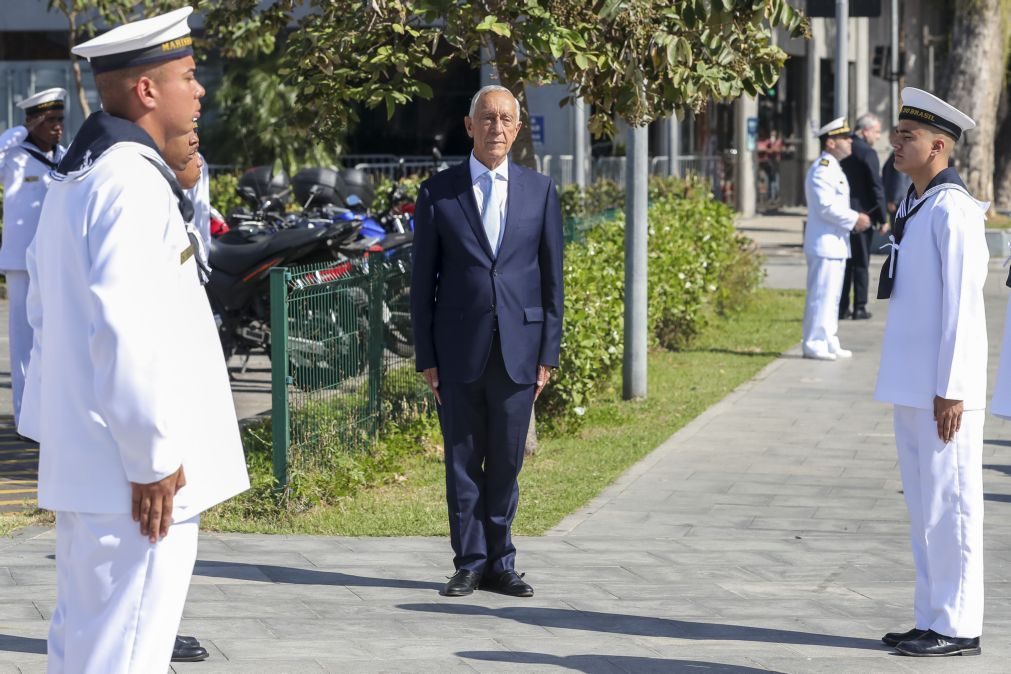 Presidente da República assinala Dia da Marinha e elogia o seu