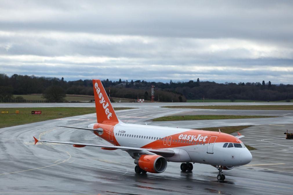 Prejuízos da easyJet chegam aos 344 milhões de euros no 1.º semestre do ano fiscal