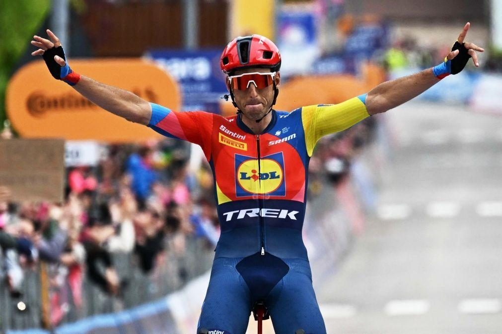 Giro: Verona estreia-se a vencer em 'grandes' em jornada de perda para Roglic