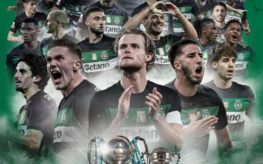 Dobradinha Sporting vence o Benfica e sagra-se vencedor da Taça de Portugal