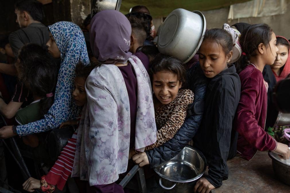 Pelo menos 47 feridos durante distribuição de alimentos em Gaza