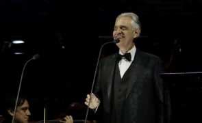 Andrea Bocelli em Leiria com maior lotação de sempre num concerto de música clássica no País