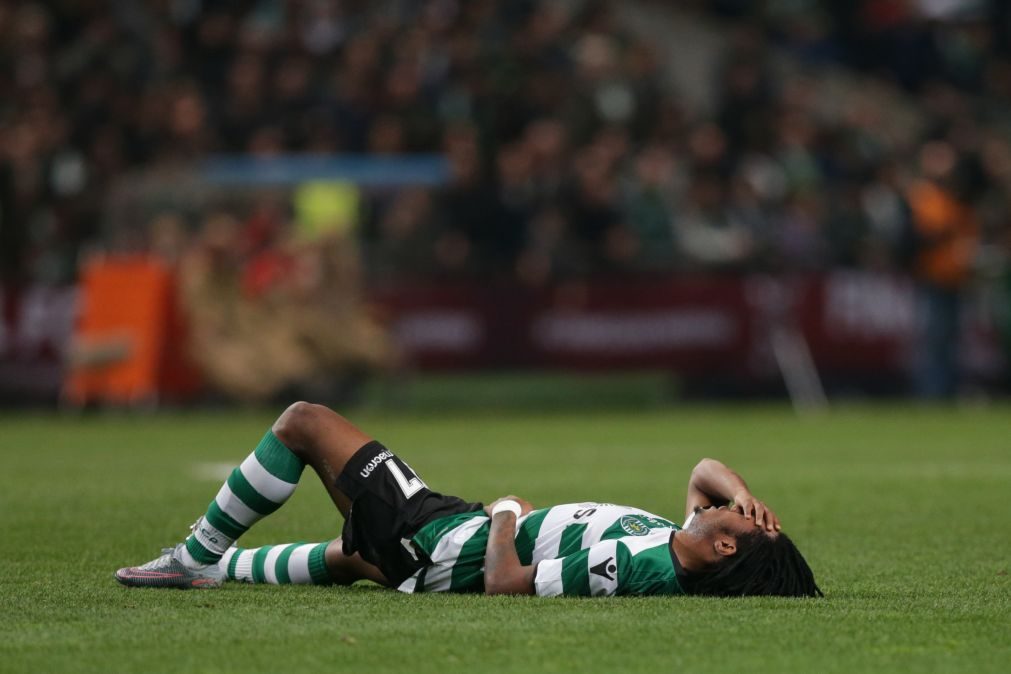 Gelson Martins tem uma lesão muscular na coxa direita