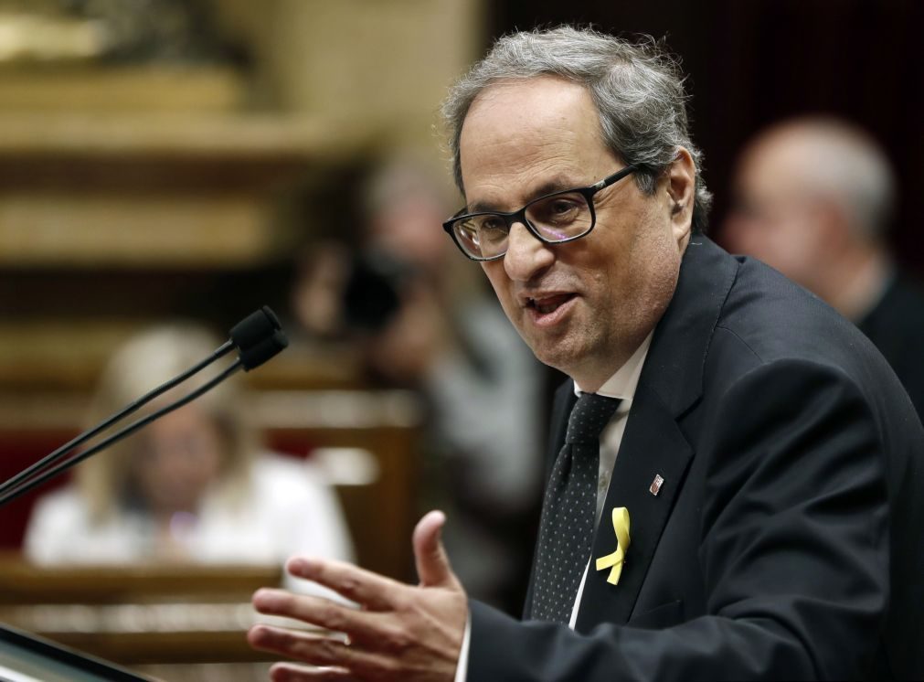 Quim Torra eleito presidente do Governo regional da Catalunha