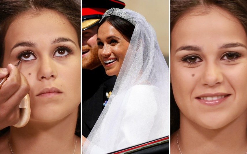 O passo a passo da maquilhagem que Meghan Markle usou casamento (vídeo)