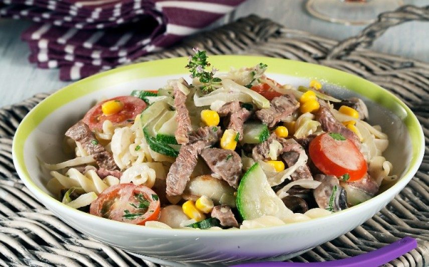 Salada de picanha super fácil de fazer