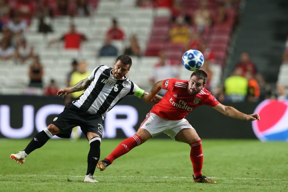 Benfica vence PAOK. Entrada na fase de grupos da Champions dá 43 milhões