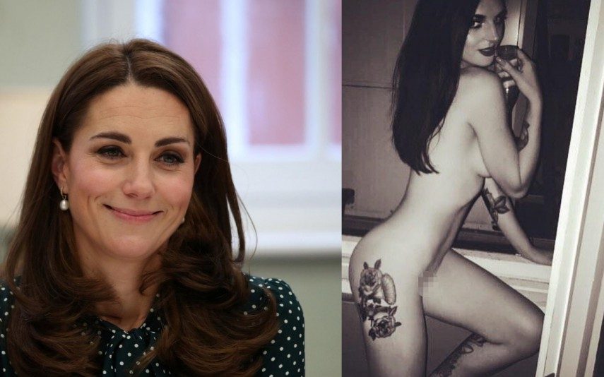 A prima que Kate preferia não ter. Katrina darling volta a chocar com fotos nua