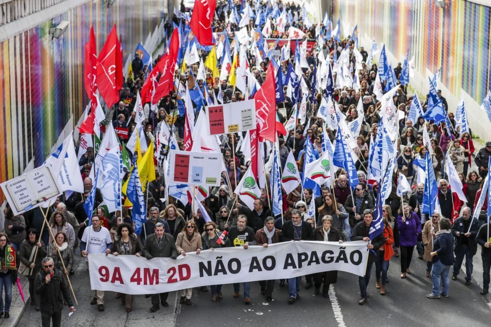 Governo aprova reposição de 2 anos, 9 meses e 18 dias do tempo de serviço dos professores