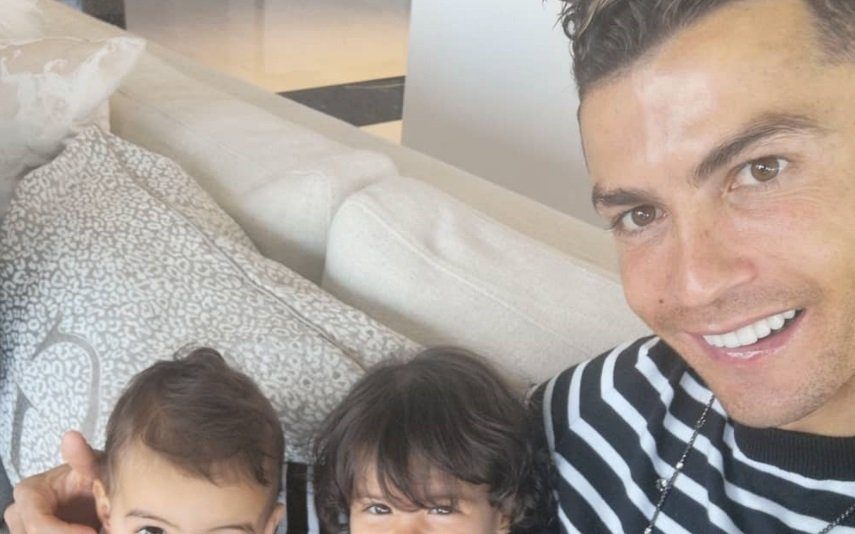 Cristiano Ronaldo mostra as suas «princesas»