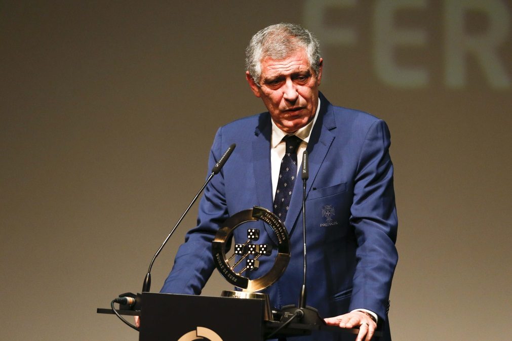 Fernando Santos foi o homem da noite nos Globos de Ouro