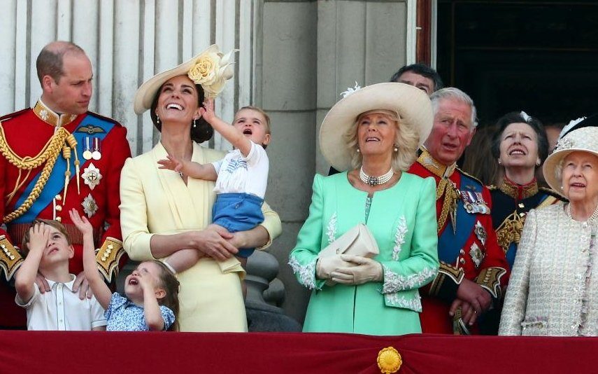 George, Charlotte e Louis são os grandes protagonistas do Trooping the Colour