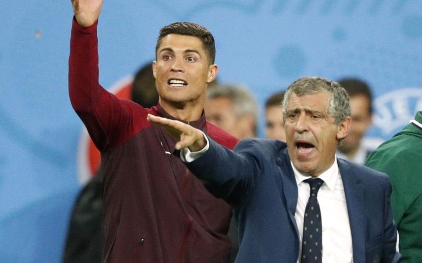 O que disse Cristiano a Fernando Santos no Euro 2016: «Ó velho, já ganhámos»