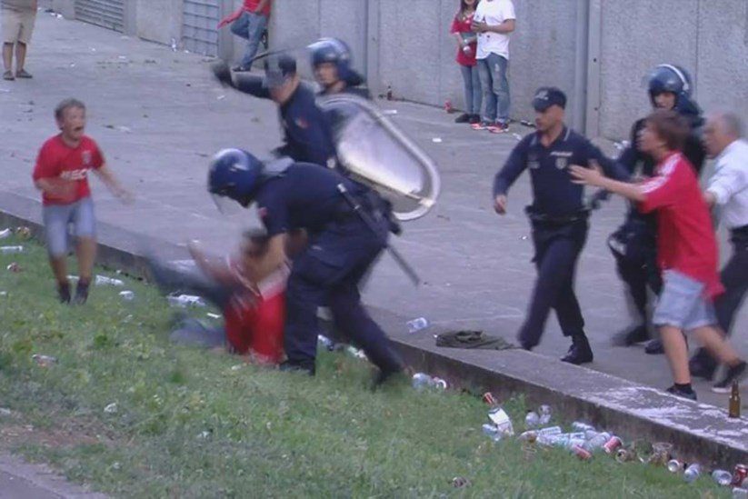 Agravada pena do subcomissário que agrediu adeptos do Benfica em Guimarães