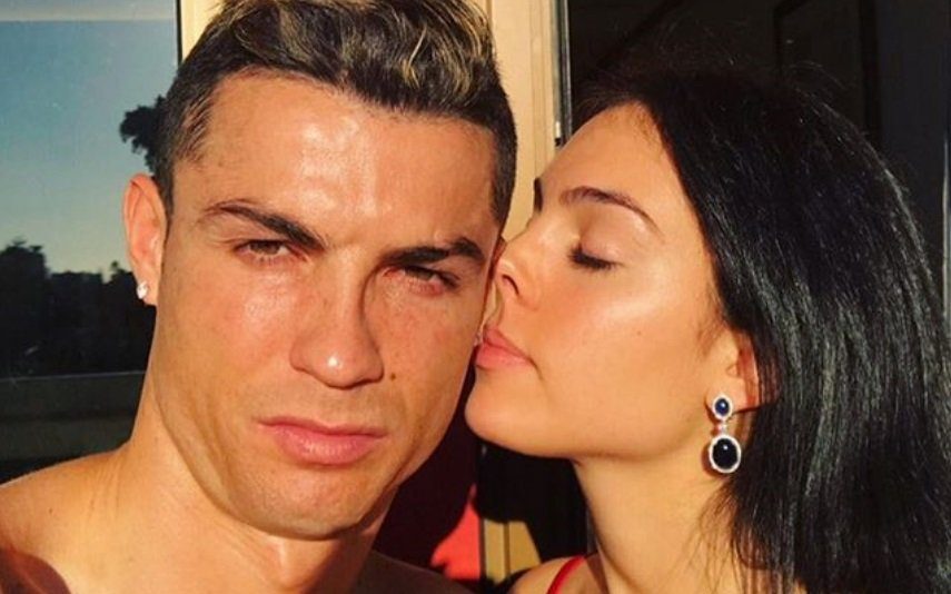 Georgina Rodriguez e Cristiano Ronaldo mostram-se íntimos na cama [foto]