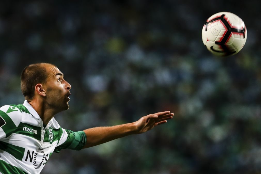 Bas Dost juntou-se à equipa do Sporting mas só fez trabalho de ginásio