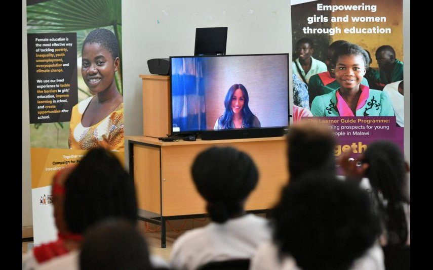 Meghan e Harry Partilham momento especial via Skype durante um compromisso oficial