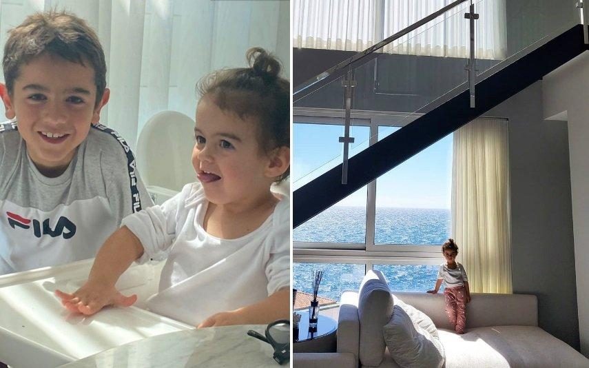 Georgina Rodriguez Mostra interior do casarão de Cristiano Ronaldo na Madeira