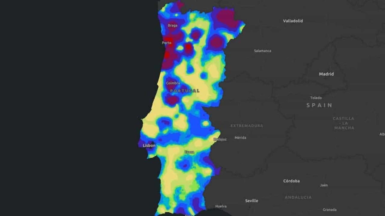 Mapa diz-lhe qual o risco de ser infetado pela Covid-19 no seu concelho