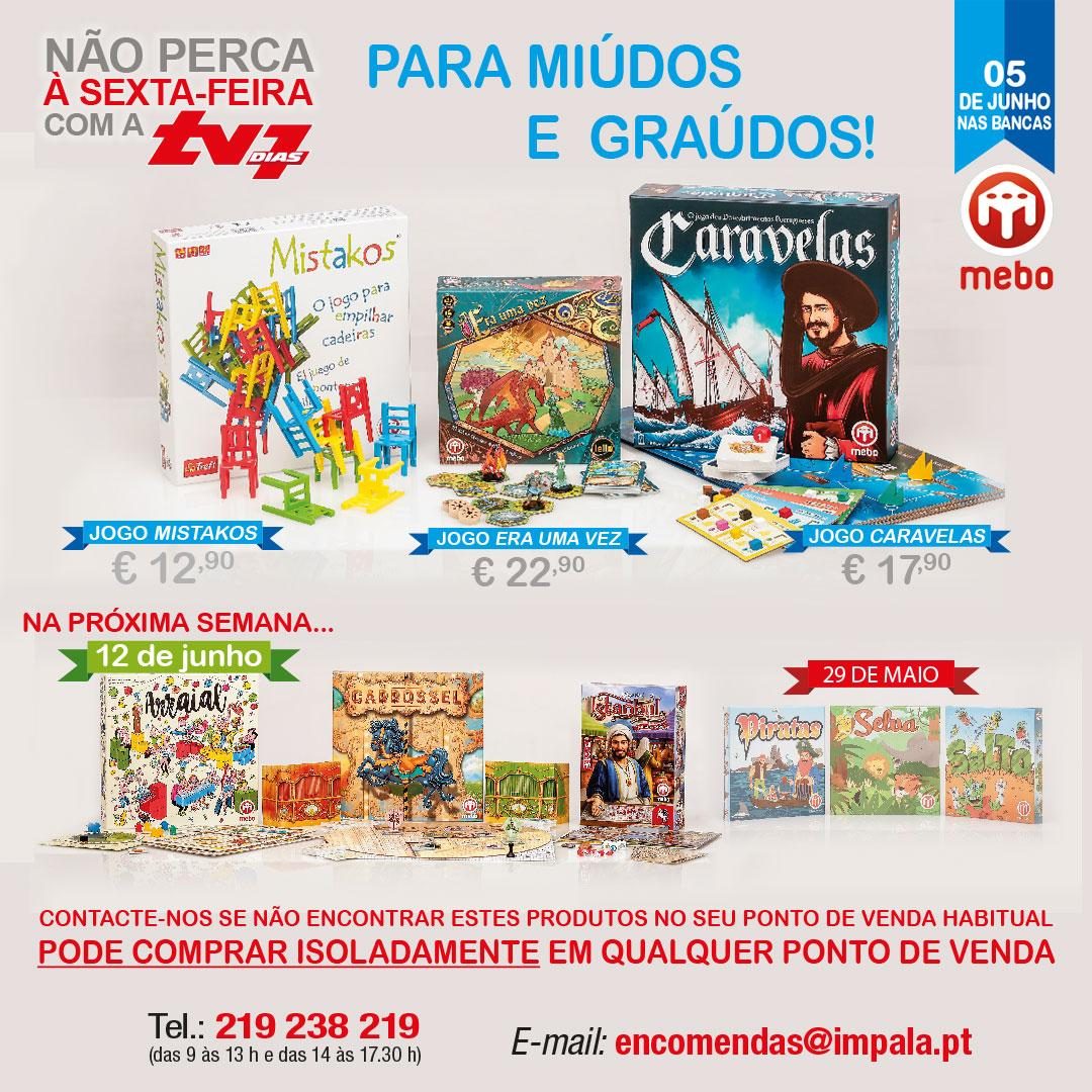 Compre a revista TV 7 Dias e colecione os jogos de tabuleiro que temos para si