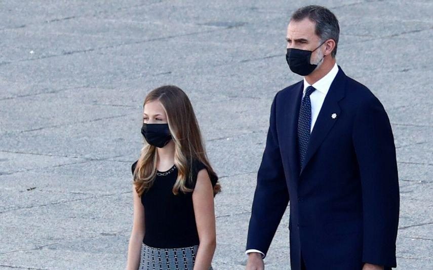 Princesa Leonor repreende o pai, Felipe VI