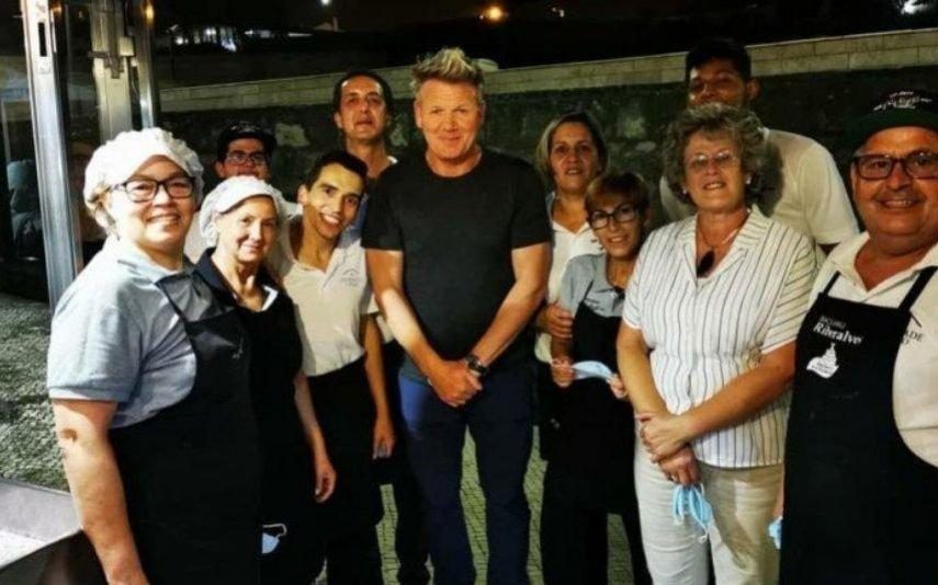 Gordon Ramsay Está em Portugal: chef mais conhecido do mundo janta na Ericeira [Foto]