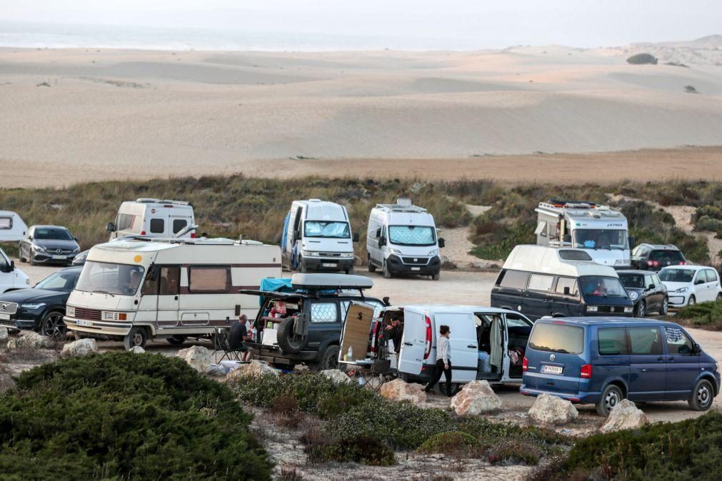 GNR deteta 58 infrações de campismo e caravanismo ilegal na costa vicentina