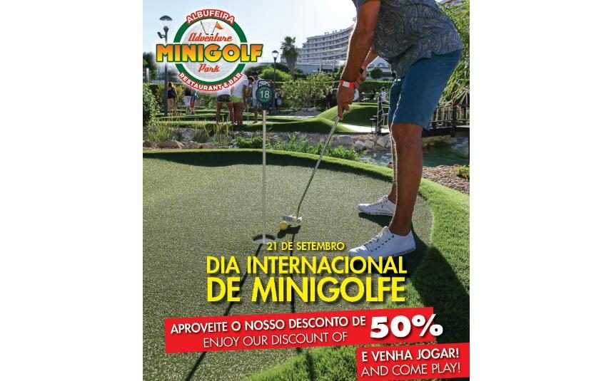 Dia Internacional do Minigolfe - Venha jogar connosco em Albufeira