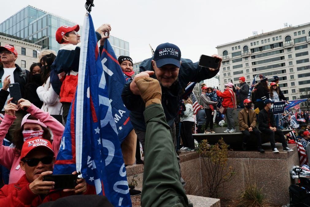 Cinco feridos nas manifestações de apoio a Trump em Washington