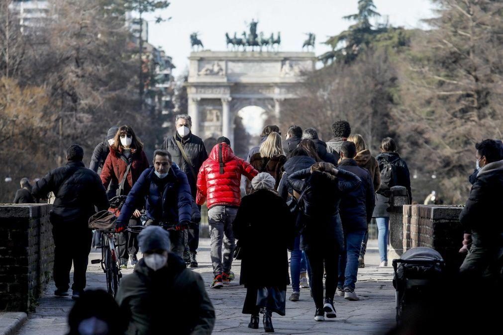 Covid-19: Itália regista 10.593 novos casos e 541 mortes nas últimas 24 horas