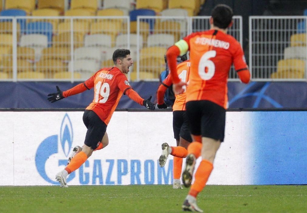 Shakhtar Donetsk e Luís Castro empatam no regresso da liga ucraniana