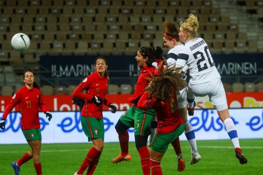 Portugal perde e hipoteca apuramento direto para Europeu feminino