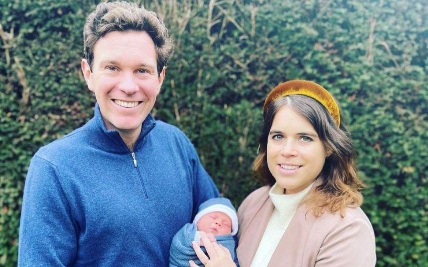 Princesa Eugenie mostra filho recém-nascido e revela o nome do bebé