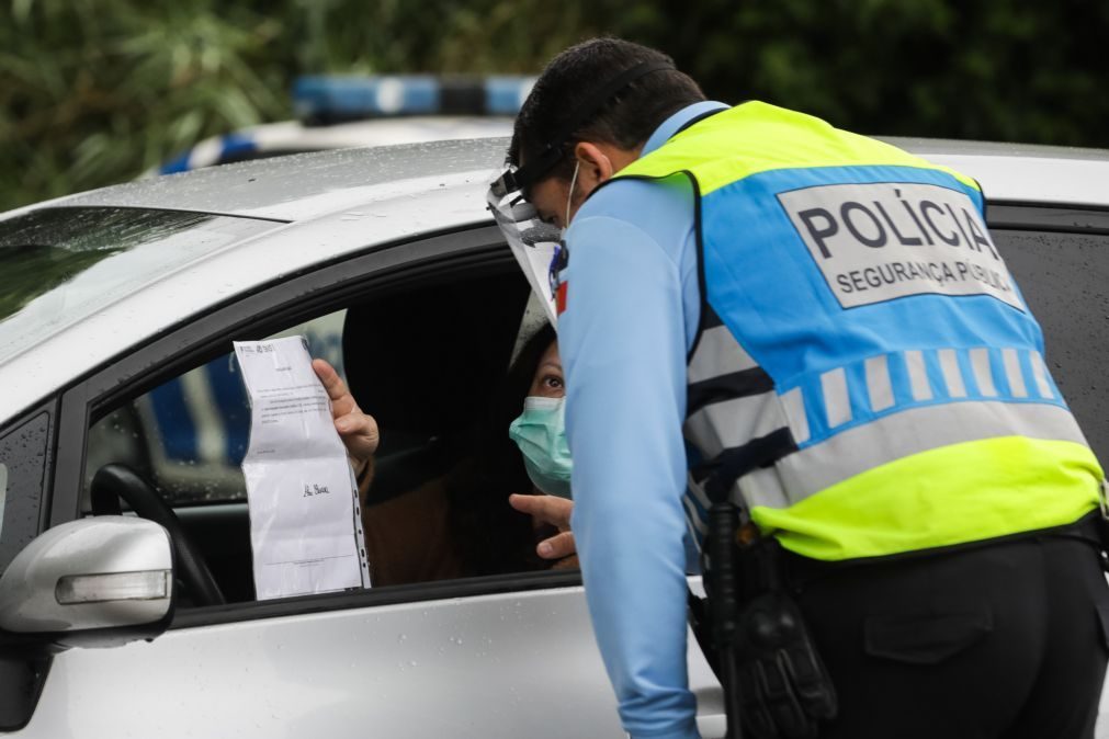 Covid-19: PSP reforça fiscalização na via pública durante Operação 