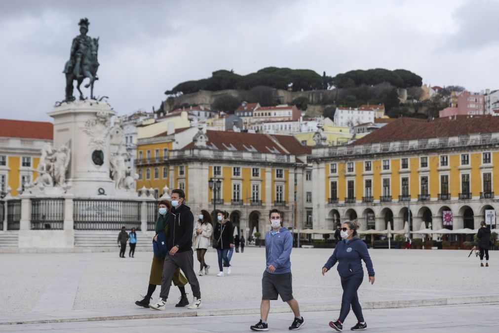 Covid-19: Lisboa e Vale do Tejo continua a liderar o Rt, mas baixa de 1,16 para 1,12