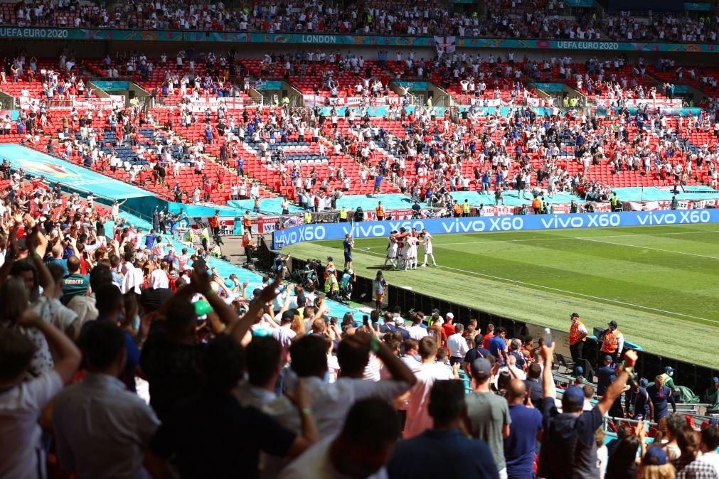 Inglaterra vence Croácia no arranque do grupo D do Euro2020 de futebol