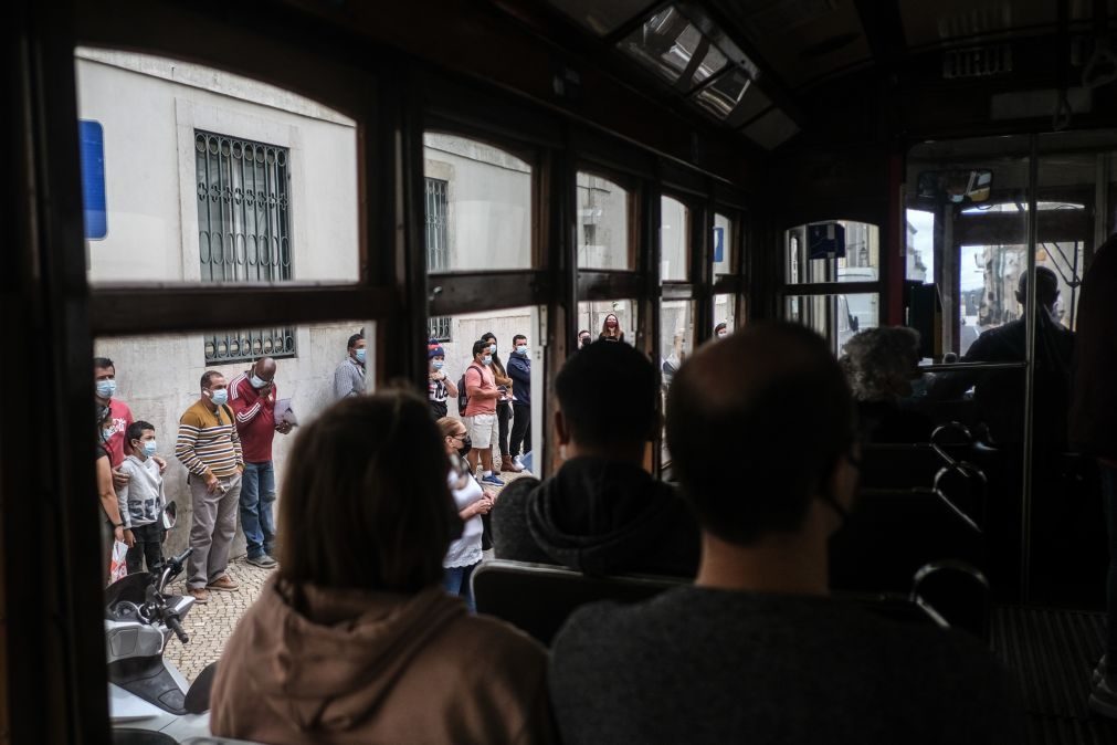 Covid-19: Rt passa de 1,12 para 1,20 em Lisboa e Vale do Tejo