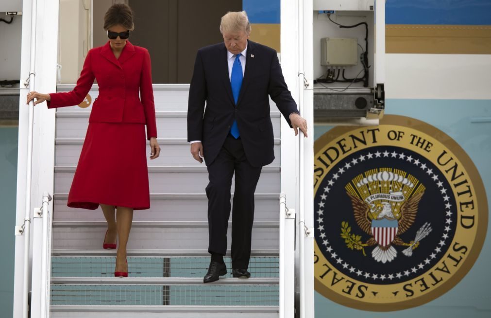 Presidente norte-americano chega a Paris
