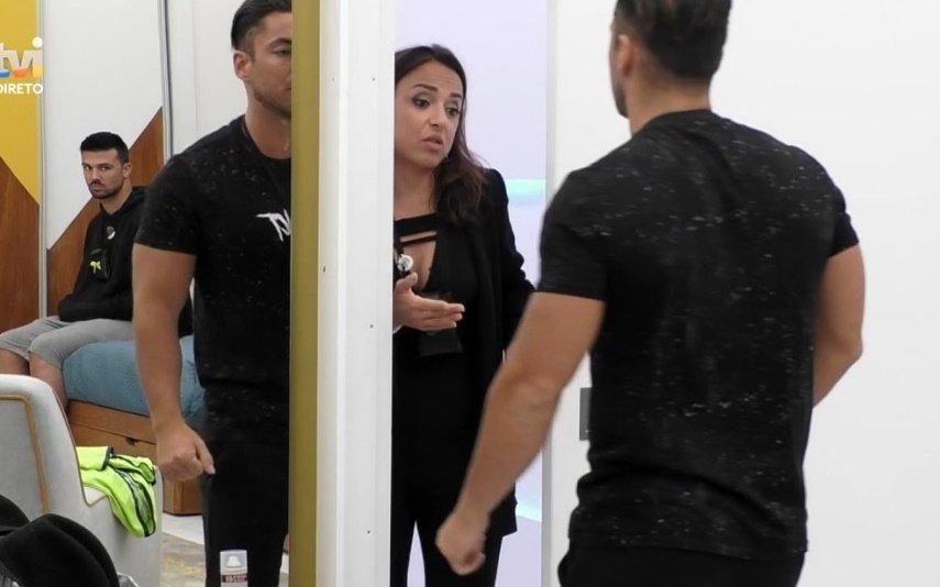 Big Brother. Débora e Rui discutem depois de se terem beijado