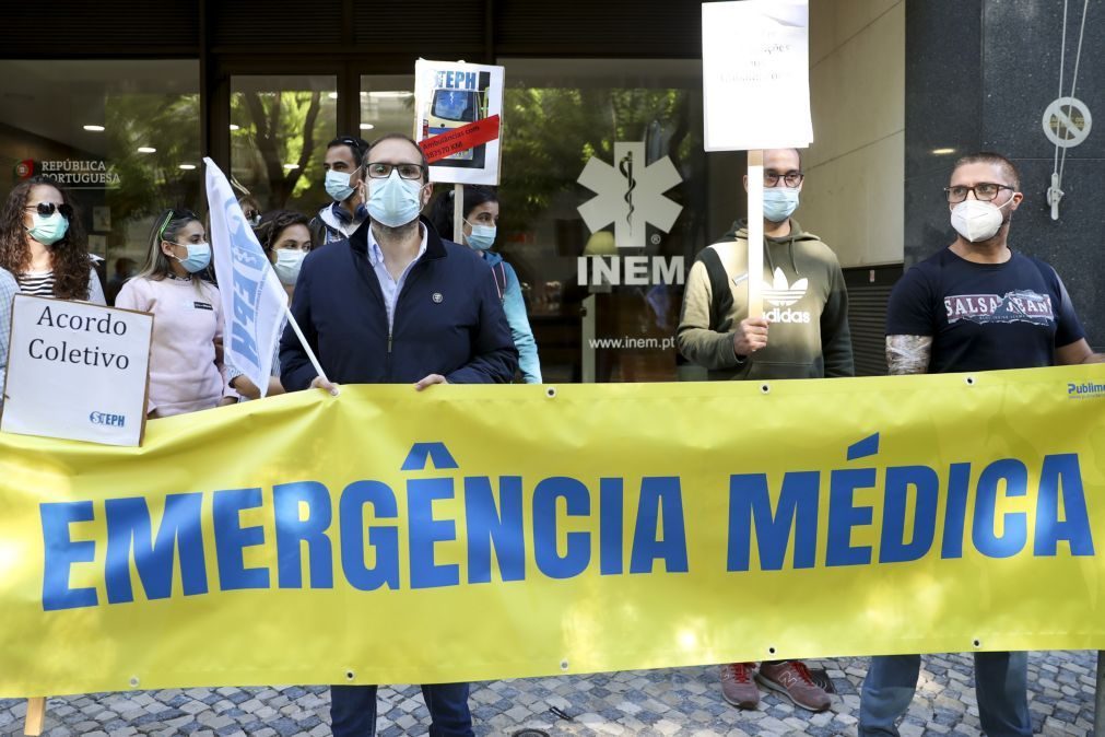 Técnicos de emergência pré-hospitalar em greve à prevenção no Rali de Portugal